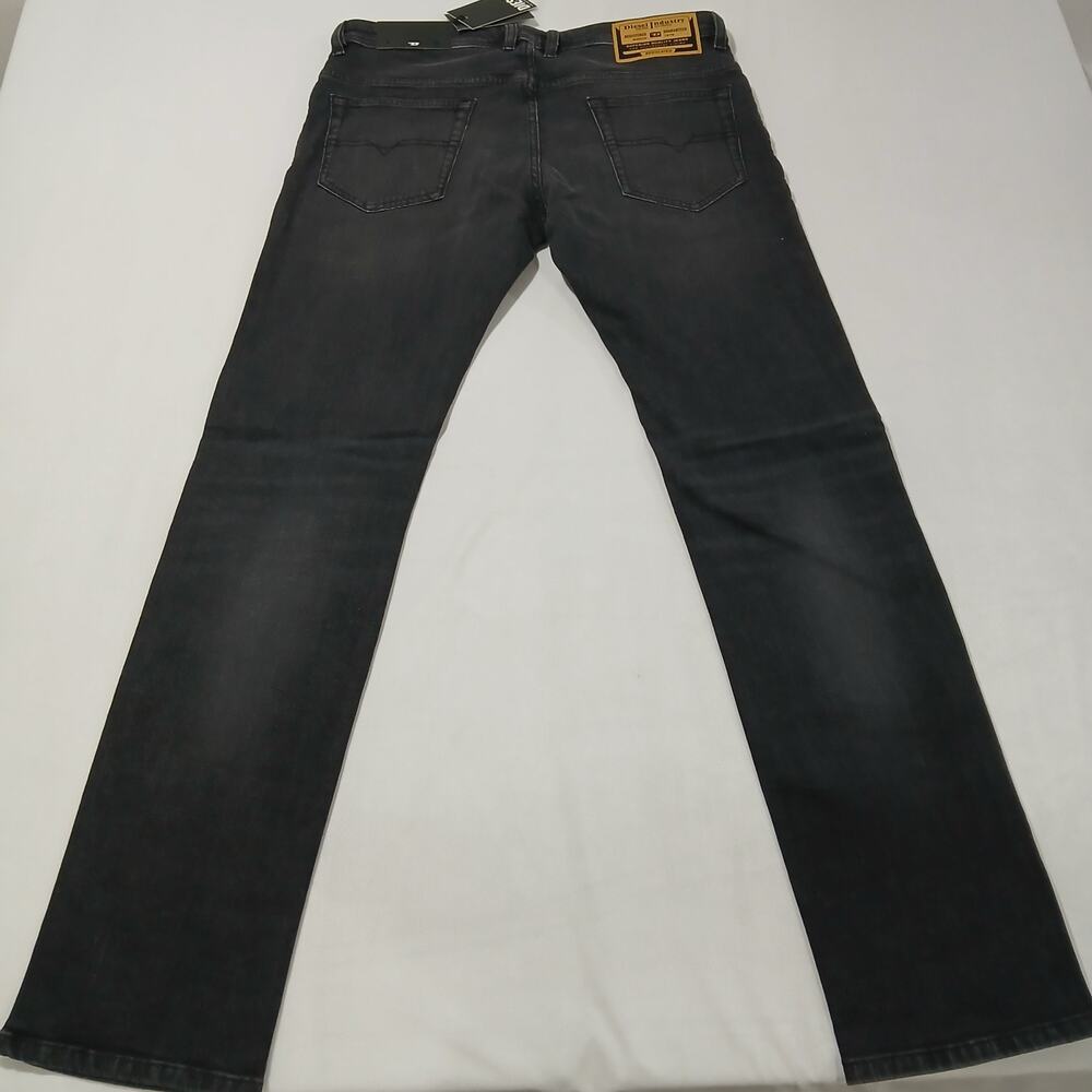 DIESEL Jeans Mens 32x32 Safado X Straight Black NWT RM063 Button Fly - Picture 2 of 16
